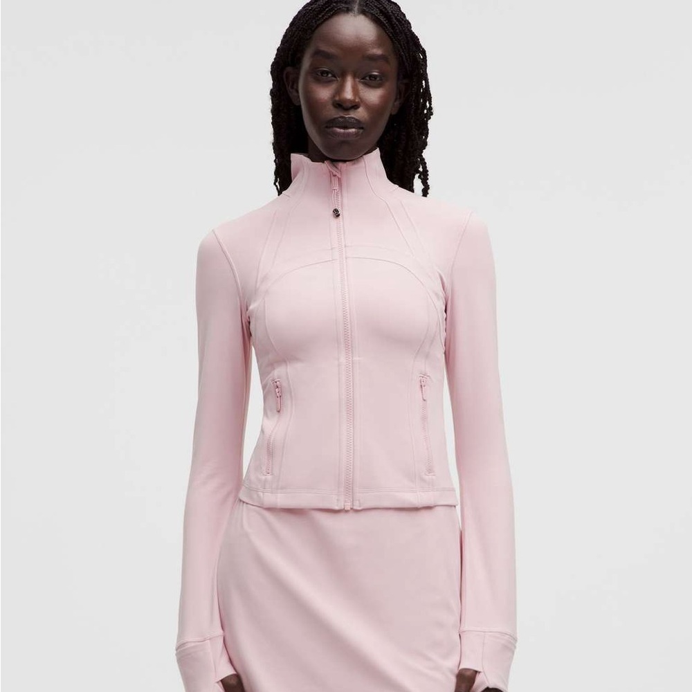 Lululemon Athletica Pink Haze Define Cropped Jacket Nulu